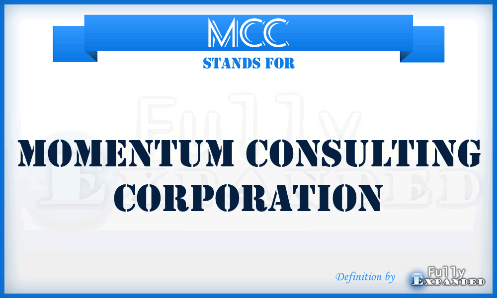 MCC - Momentum Consulting Corporation