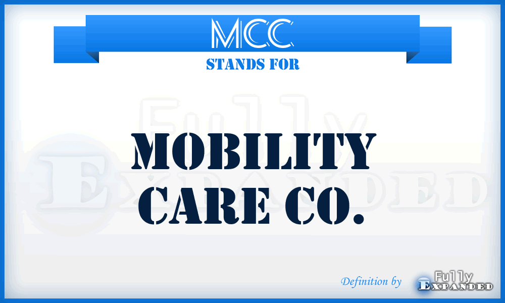 MCC - Mobility Care Co.