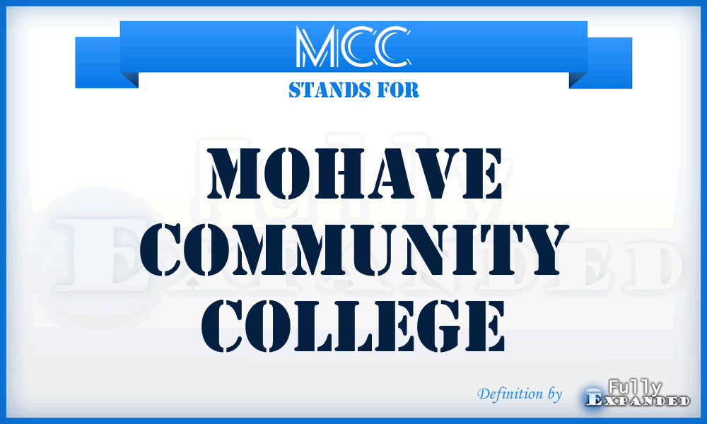 MCC - Mohave Community College