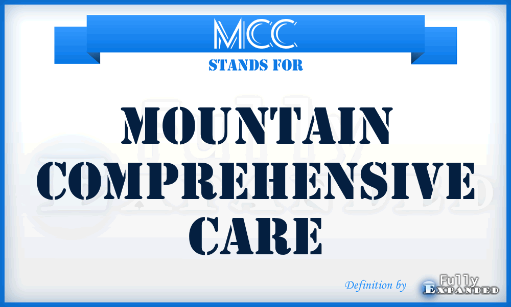 MCC - Mountain Comprehensive Care