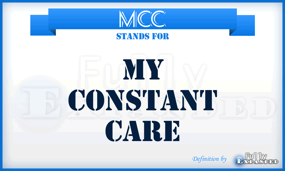 MCC - My Constant Care