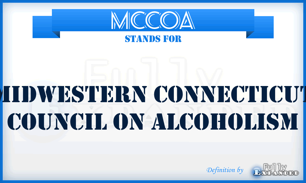 MCCOA - Midwestern Connecticut Council On Alcoholism