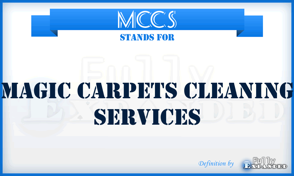 MCCS - Magic Carpets Cleaning Services