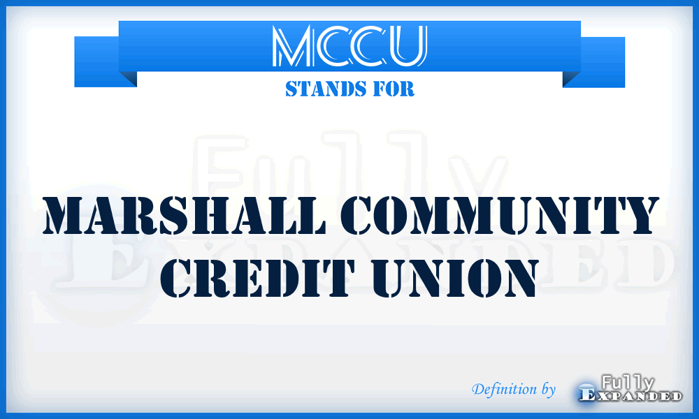 MCCU - Marshall Community Credit Union