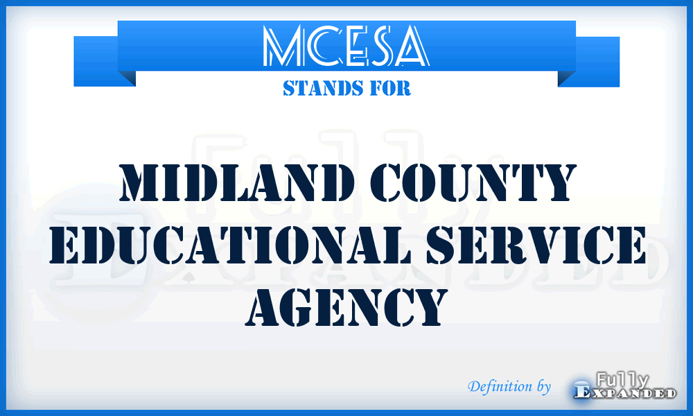 MCESA - Midland County Educational Service Agency