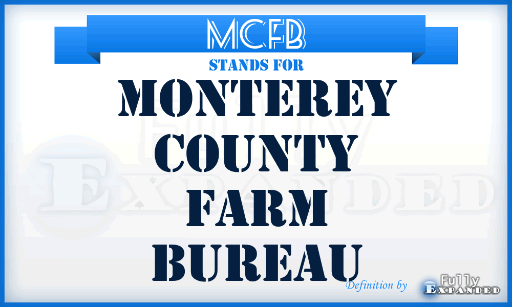 MCFB - Monterey County Farm Bureau