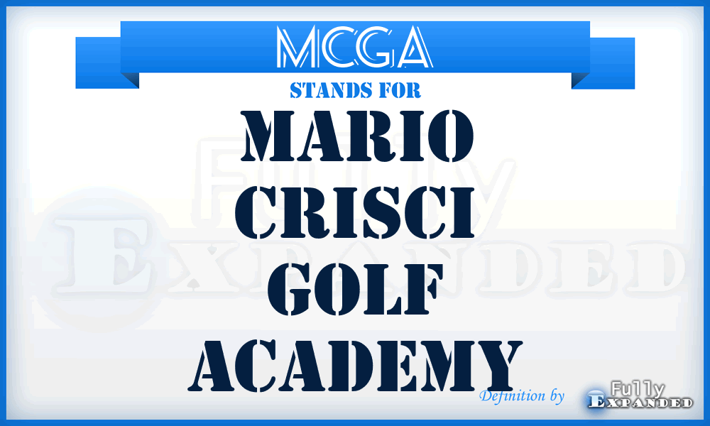 MCGA - Mario Crisci Golf Academy