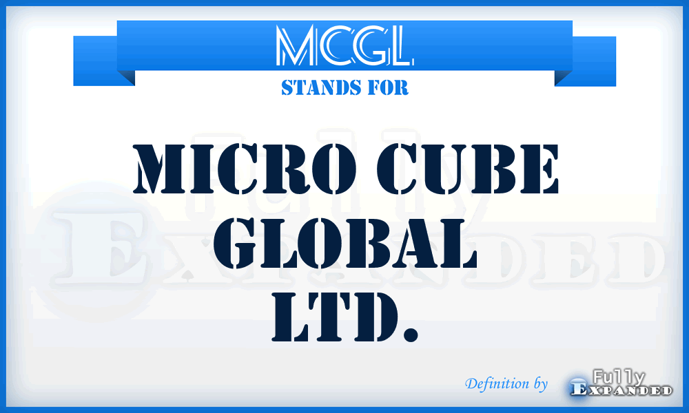 MCGL - Micro Cube Global Ltd.