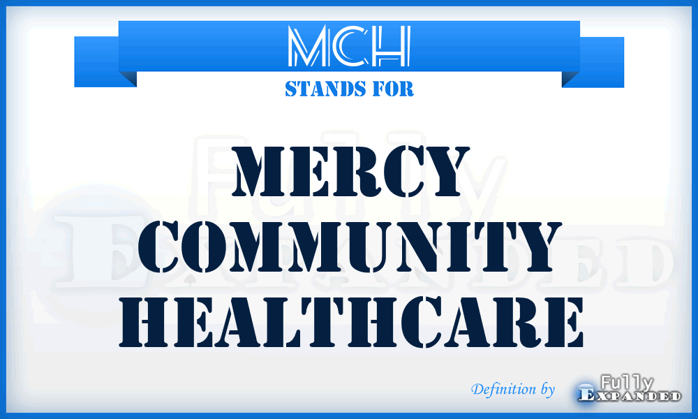 MCH - Mercy Community Healthcare