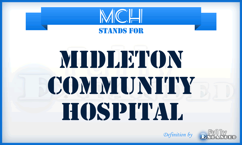 MCH - Midleton Community Hospital