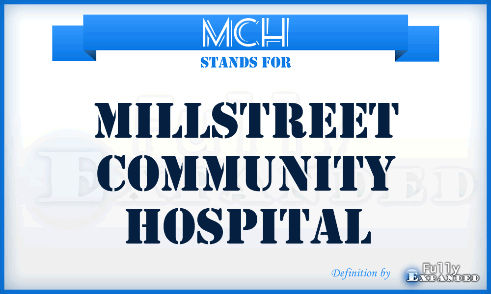 MCH - Millstreet Community Hospital