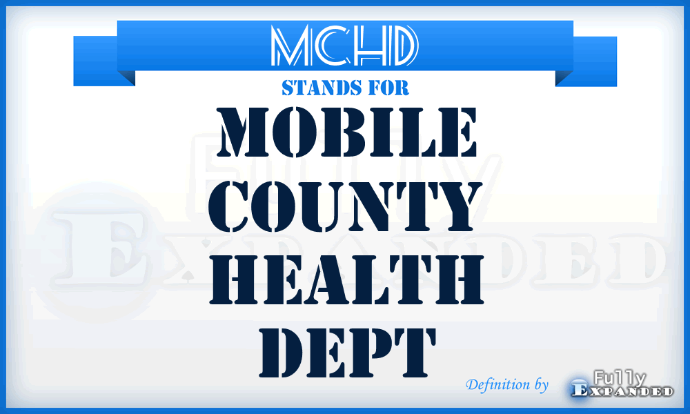 MCHD - Mobile County Health Dept