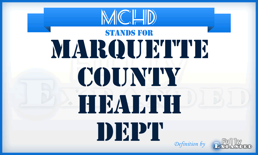 MCHD - Marquette County Health Dept