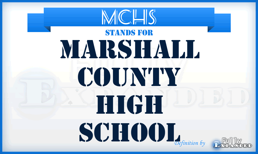 MCHS - Marshall County High School