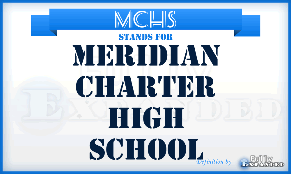 MCHS - Meridian Charter High School