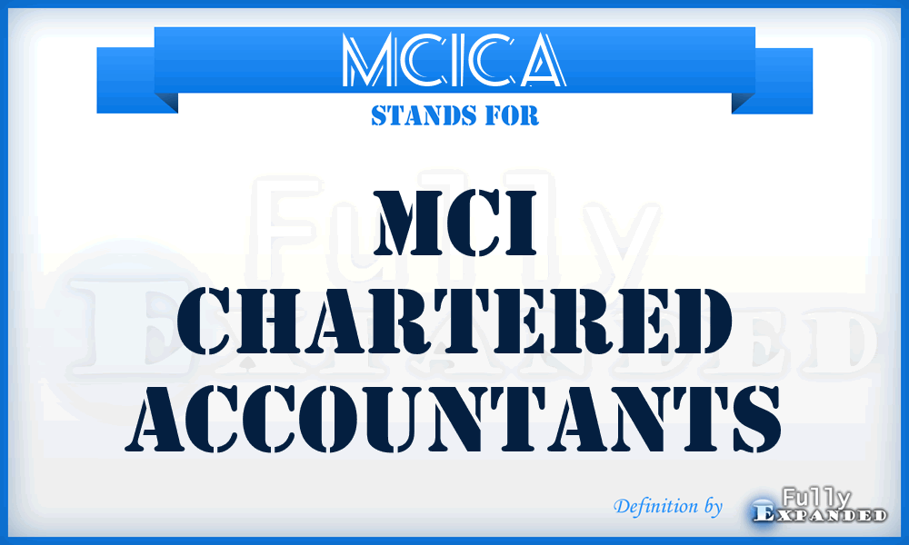 MCICA - MCI Chartered Accountants