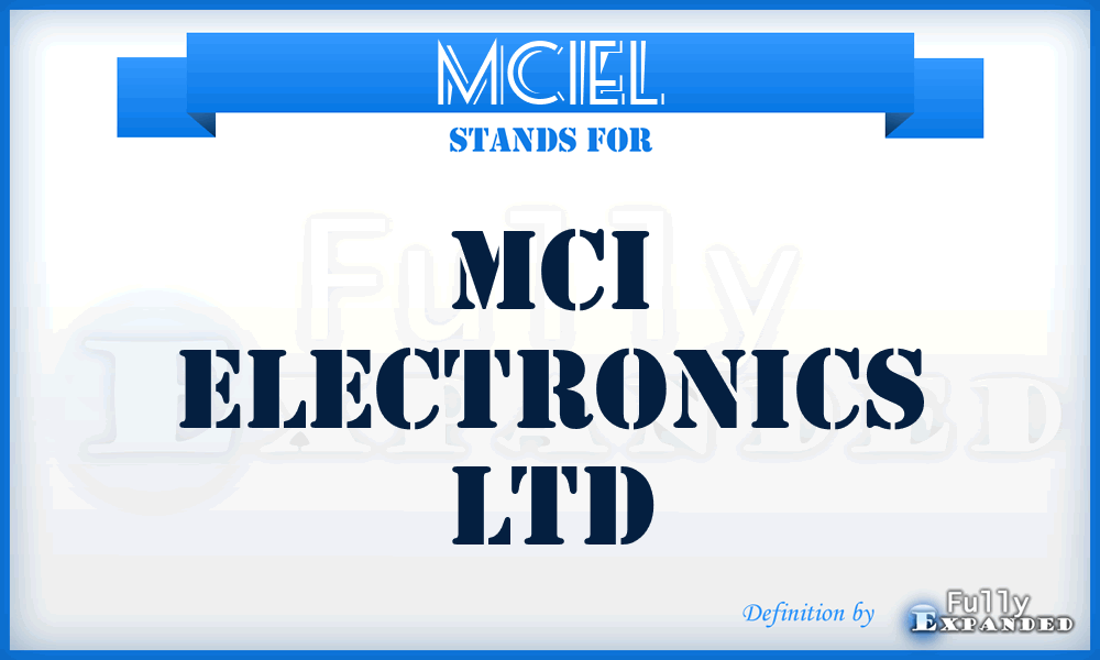 MCIEL - MCI Electronics Ltd