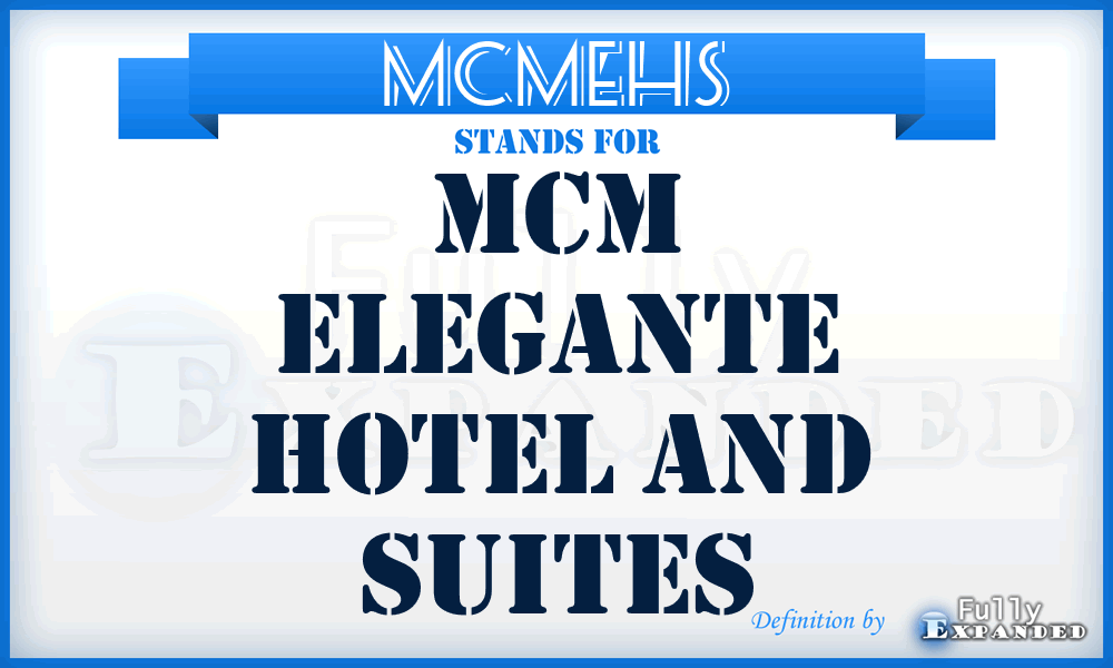 MCMEHS - MCM Elegante Hotel and Suites