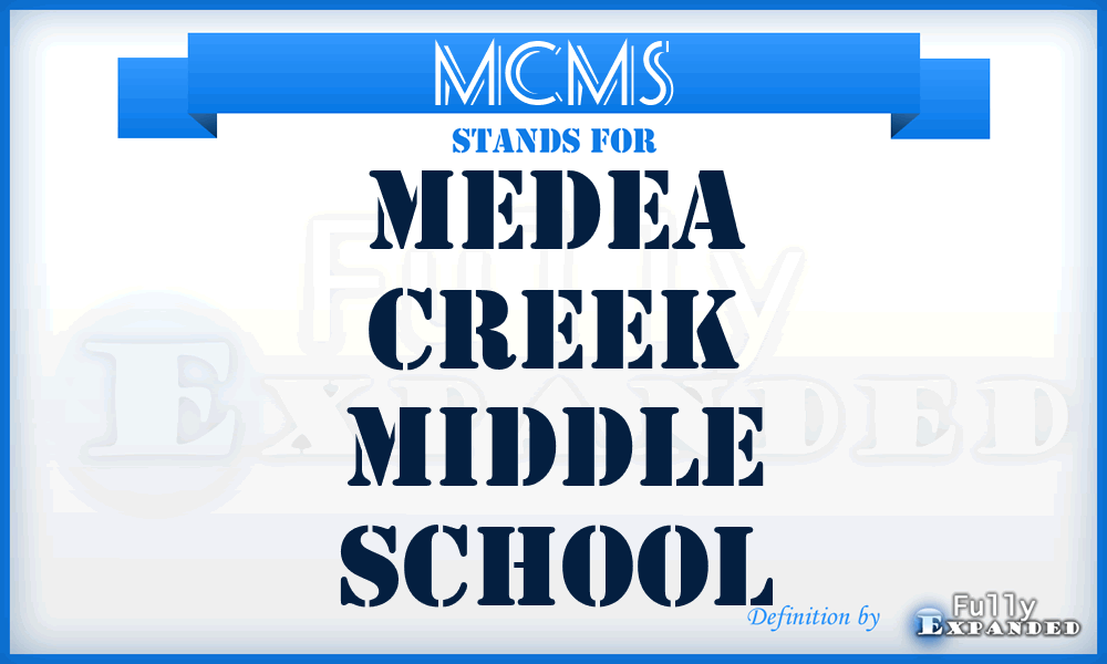 MCMS - Medea Creek Middle School