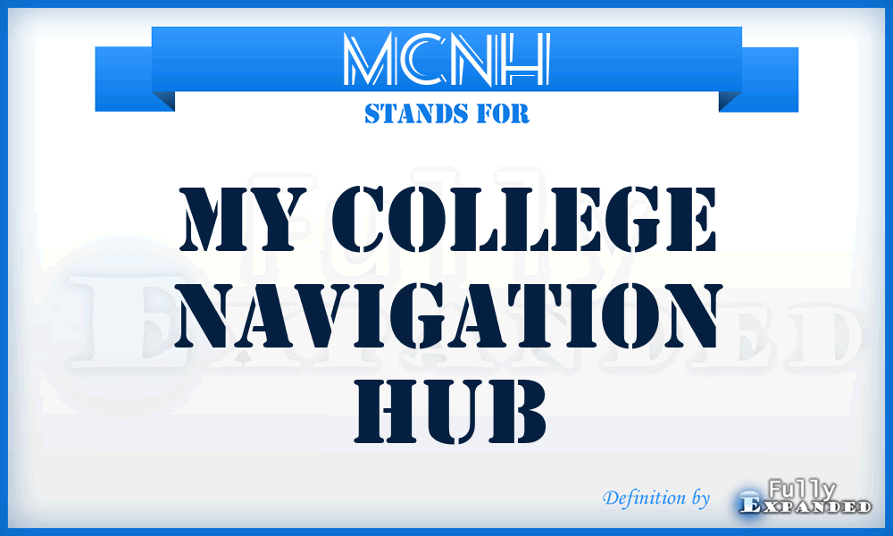 MCNH - My College Navigation Hub