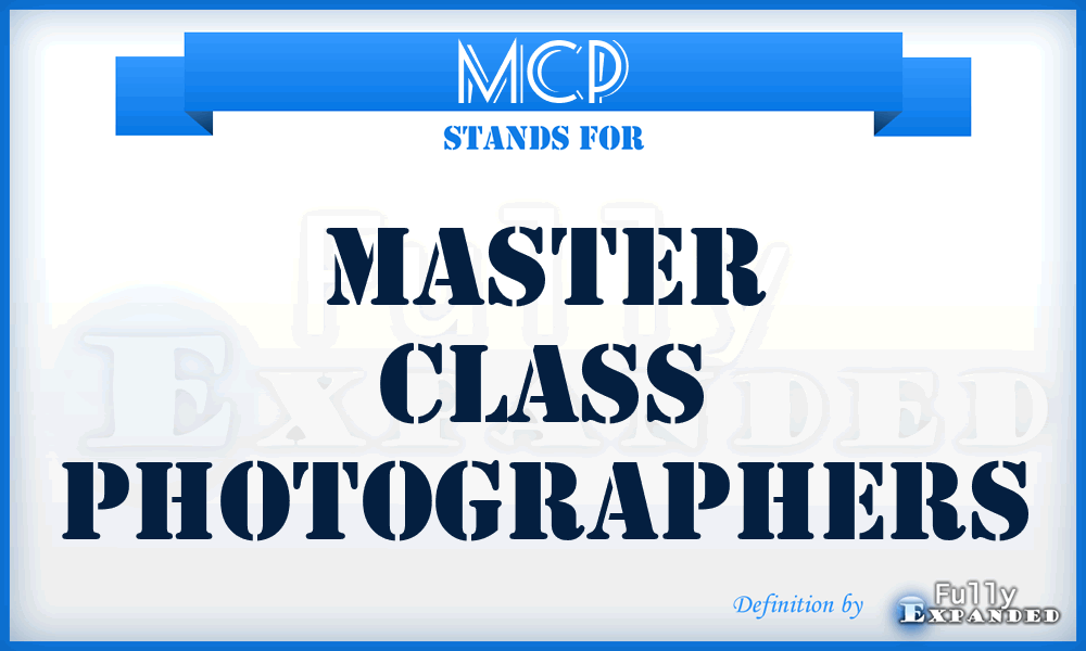 MCP - Master Class Photographers