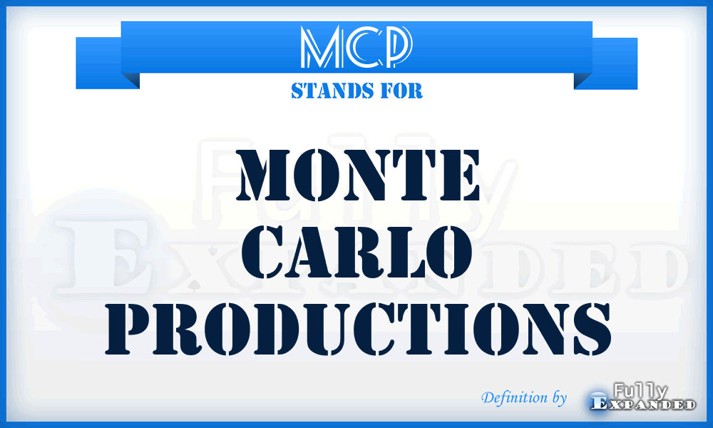 MCP - Monte Carlo Productions