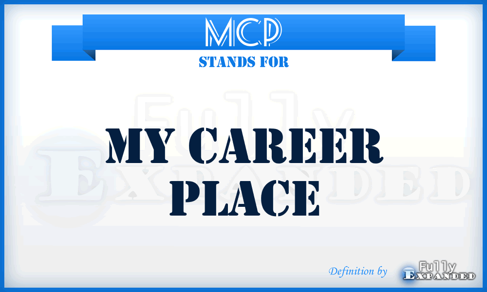 MCP - My Career Place