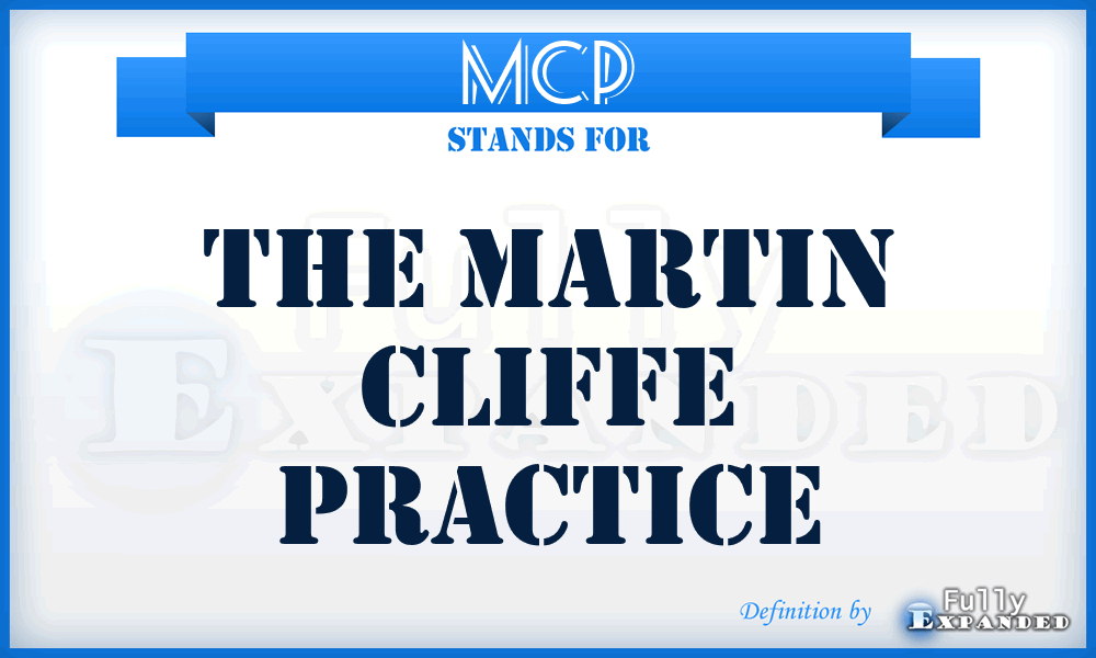 MCP - The Martin Cliffe Practice