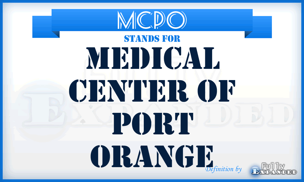 MCPO - Medical Center of Port Orange