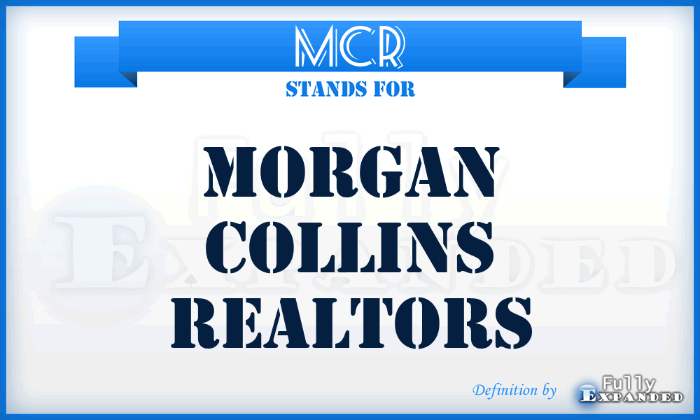 MCR - Morgan Collins Realtors