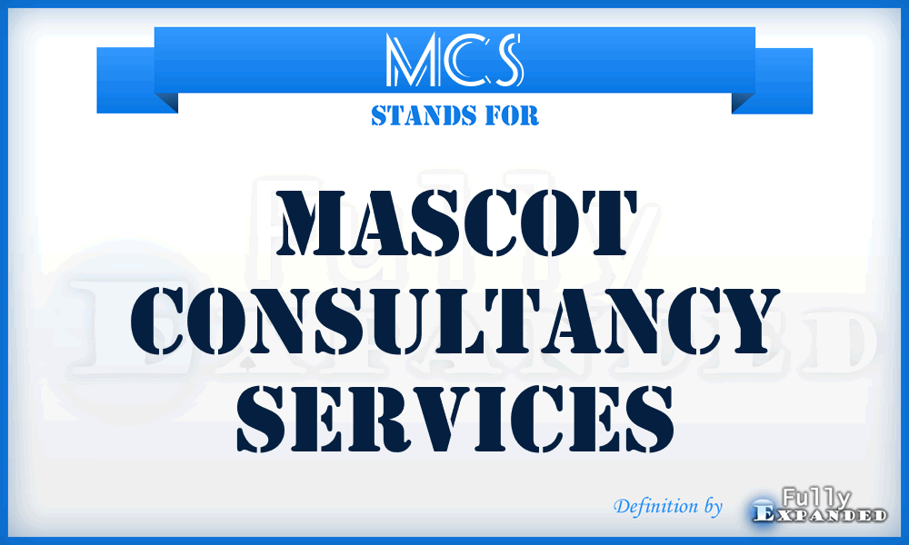 MCS - Mascot Consultancy Services