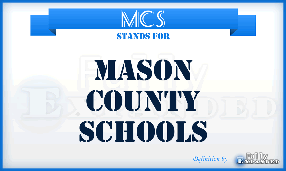 MCS - Mason County Schools