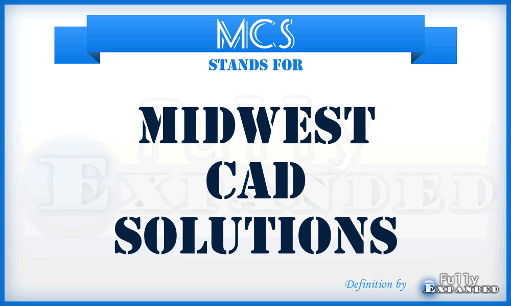 MCS - Midwest Cad Solutions