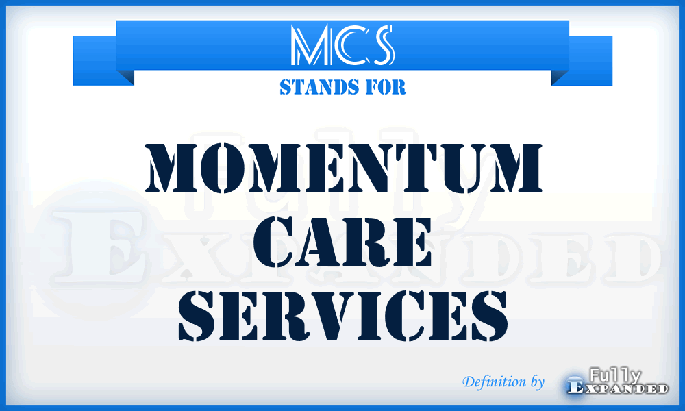 MCS - Momentum Care Services