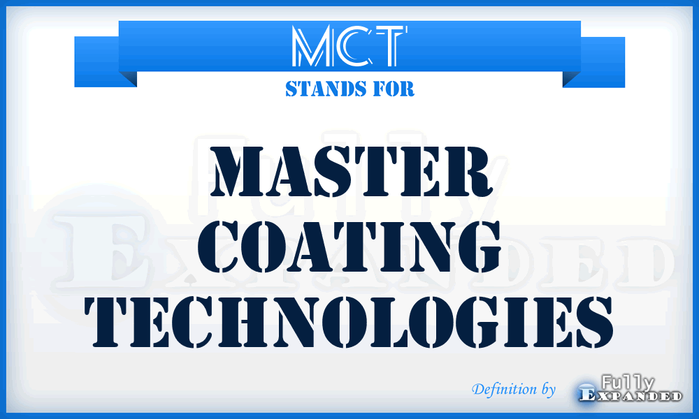 MCT - Master Coating Technologies