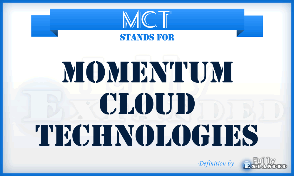 MCT - Momentum Cloud Technologies