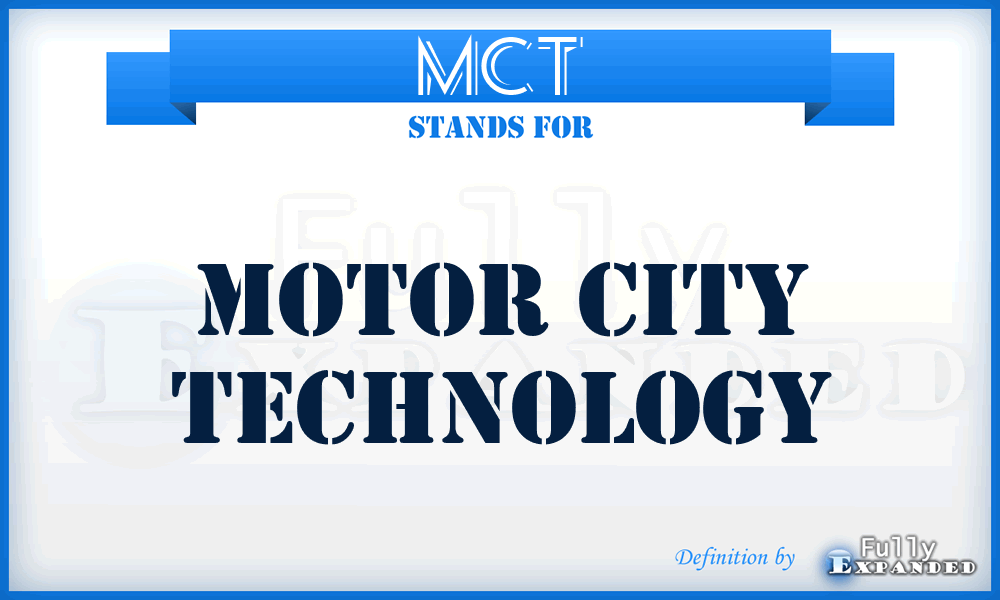 MCT - Motor City Technology