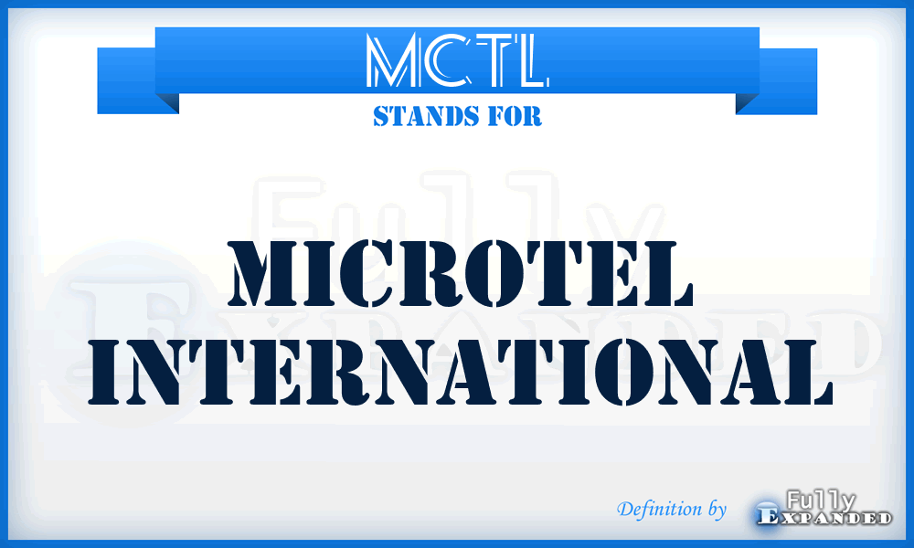 MCTL - Microtel International