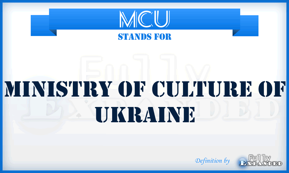 MCU - Ministry of Culture of Ukraine