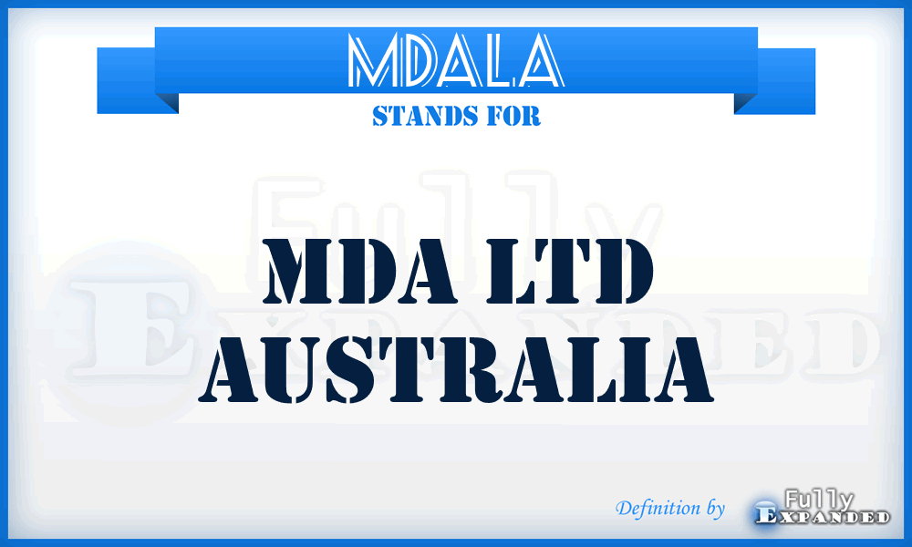 MDALA - MDA Ltd Australia