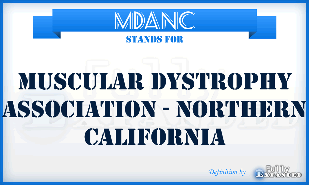 MDANC - Muscular Dystrophy Association - Northern California