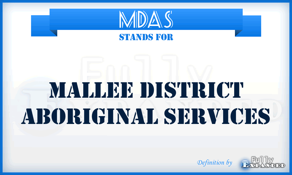 MDAS - Mallee District Aboriginal Services