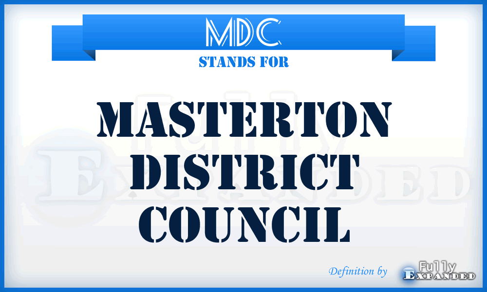 MDC - Masterton District Council
