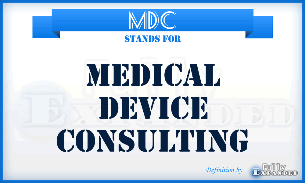 MDC - Medical Device Consulting