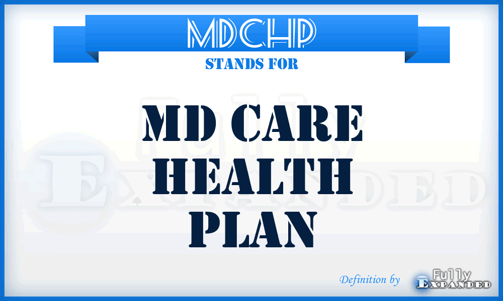 MDCHP - MD Care Health Plan