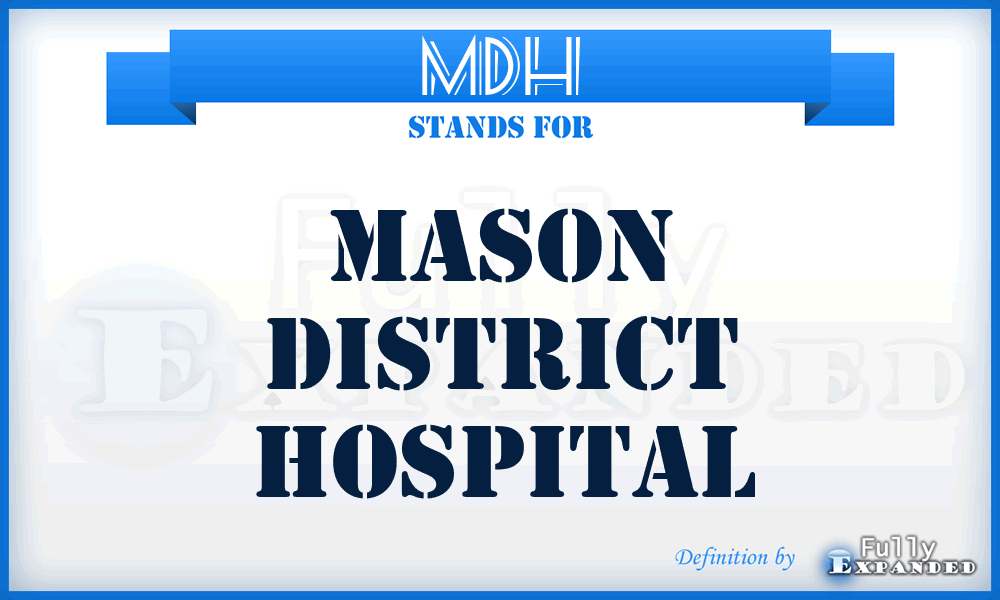 MDH - Mason District Hospital