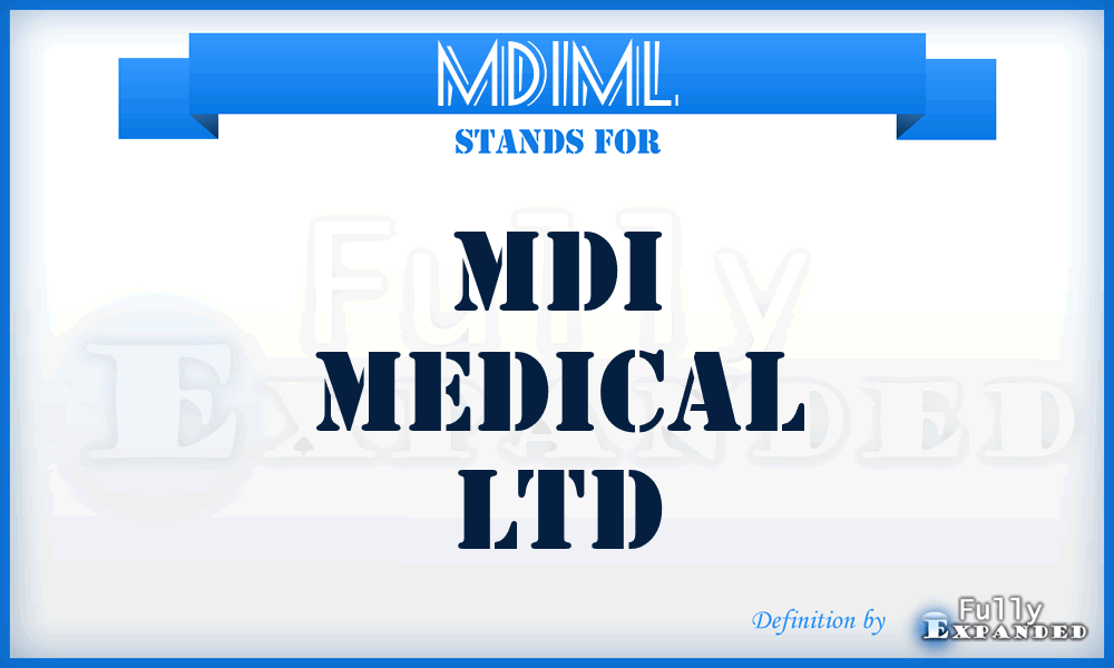 MDIML - MDI Medical Ltd