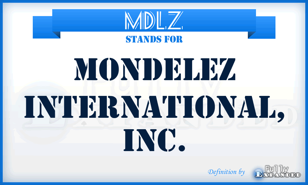 MDLZ - Mondelez International, Inc.