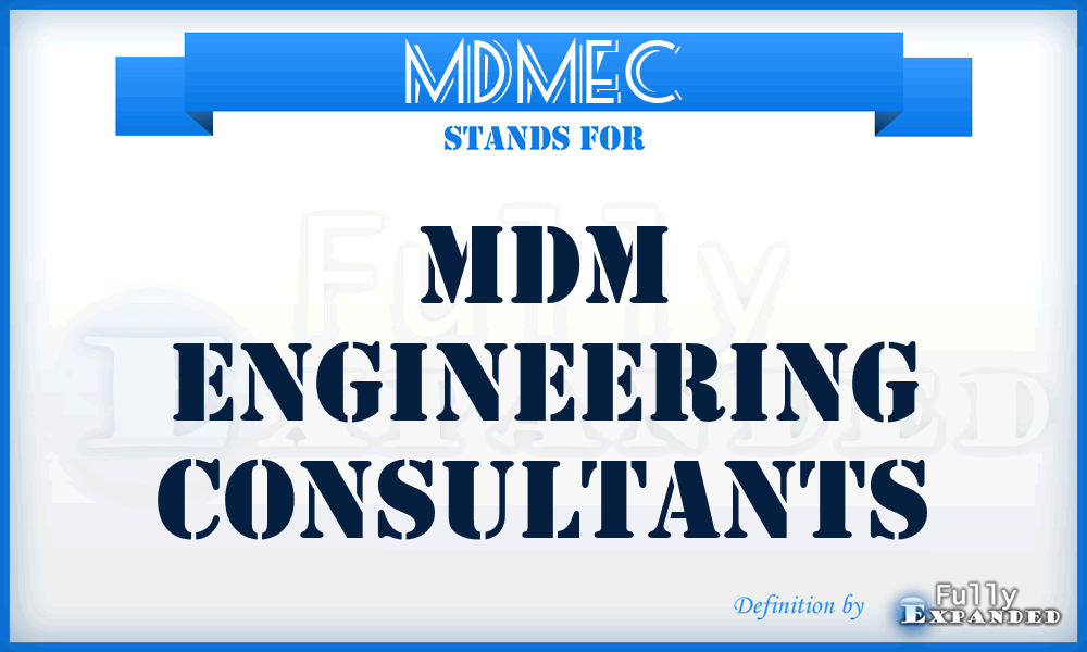 MDMEC - MDM Engineering Consultants