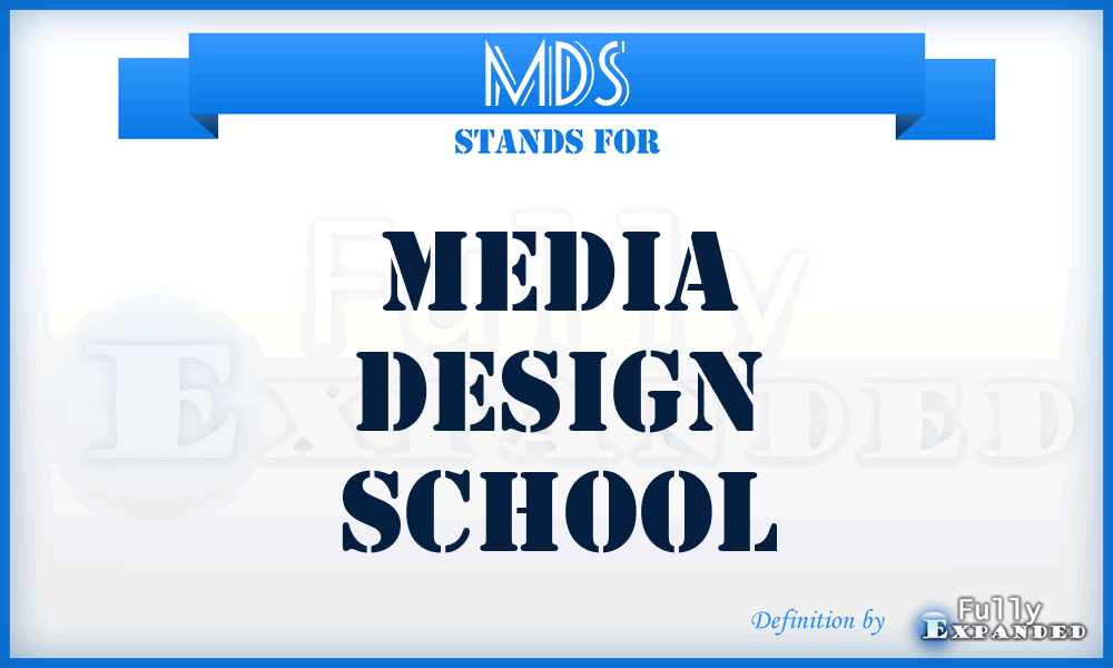 MDS - Media Design School